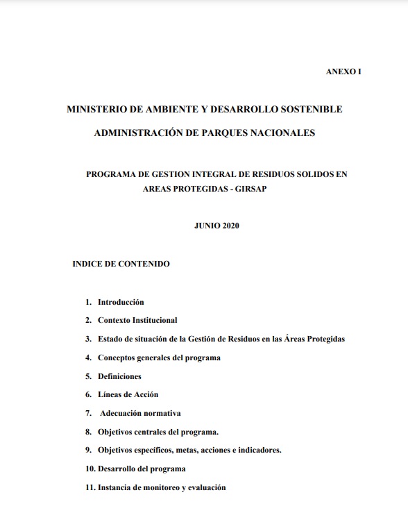 MINISTERIO AMBIENTE